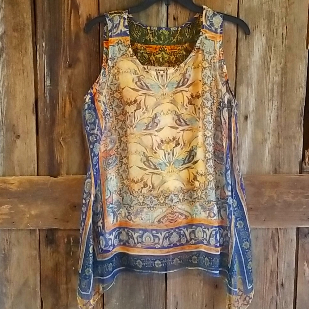 One World Sleeveless tunic
